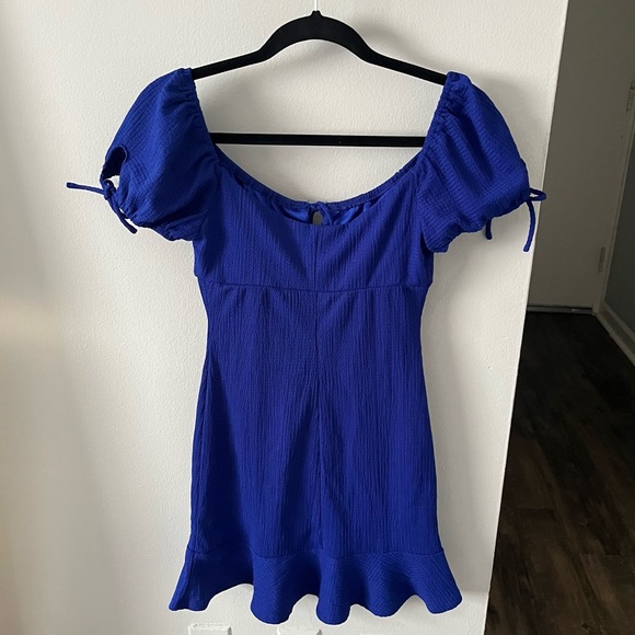 Blue Bodycon Mini Dress - Picture 2 of 2